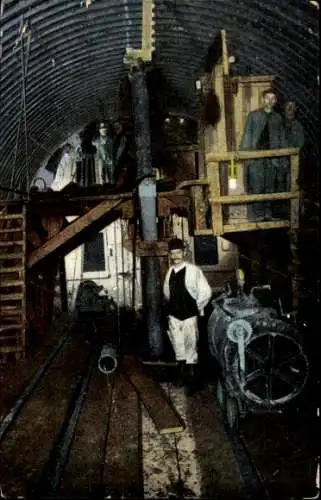 Ak Hamburg Mitte Steinwerder, Ellerholzhöft, Ellerholzhafen, Elbtunnel Hamburg-Steinwärder, Masch