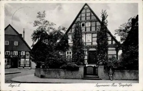 Ak Lage in Lippe, Blick auf Seppmanns Haus in der Bergstraße