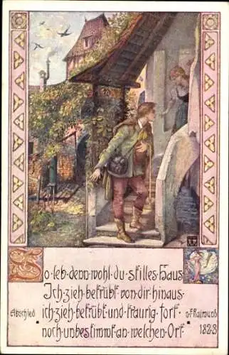 Lied Ak Raimund, F., Abschied, So leb denn wohl du stilles Haus,
