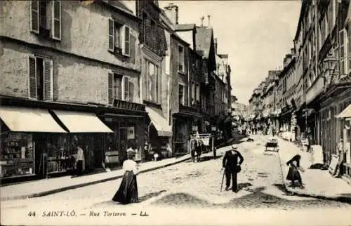 CPA Saint-Lô-Manche, Rue Torteron