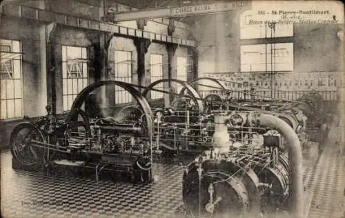 CPA Saint Pierre Montlimart Maine et Loire, Mines de la Belliere, Station Centrale