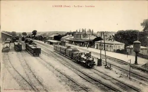 Ak Laigle Orne, La Gare, Lokomotive