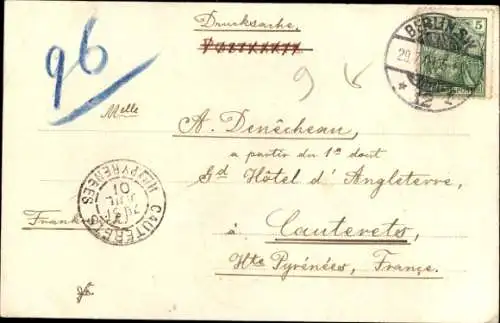 Ak Berlin Tiergarten Moabit, Kriminalgericht