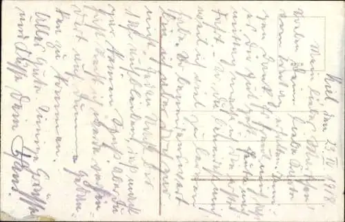 Ak Kiel in Schleswig Holstein, Schwebefähre in der Kaiserlichen Werft