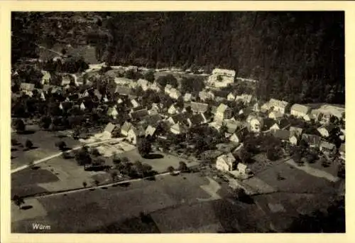 Ak Würm Pforzheim im Schwarzwald, Fliegeraufnahme