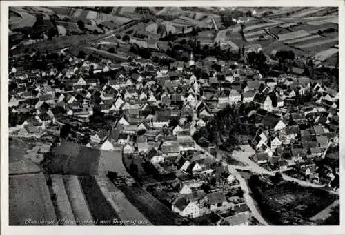 Ak Obernbreit in Unterfranken, Fliegeraufnahme