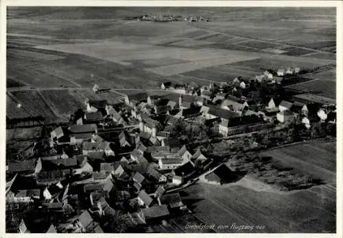 Ak Giebelstadt in Unterfranken, Fliegeraufnahme