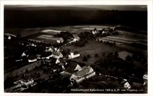 Ak Kälberbronn Pfalzgrafenweiler im Schwarzwald, Fliegeraufnahme