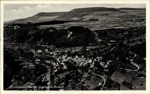 Ak Grimmelshofen Stühlingen im Schwarzwald Baden, Schwarzwald, Grimmelshofen, Häuser, Fluss, F...