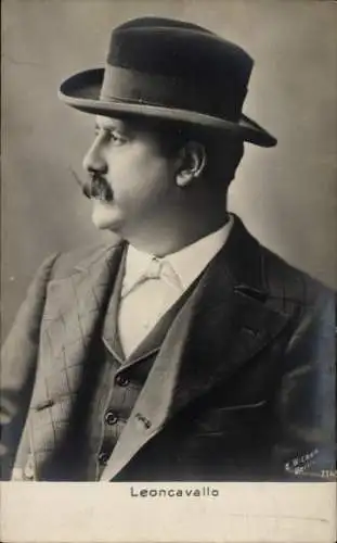Ak Schauspieler Leoncavallo, Portrait