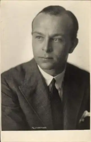Ak Schauspieler Paul Hartmann, Portrait