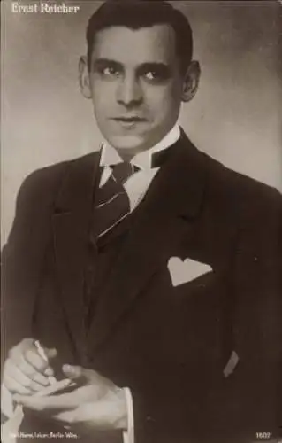 Ak Schauspieler Ernst Reicher, Portrait