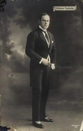 Ak Schauspieler Valdemar Psylander, Portrait