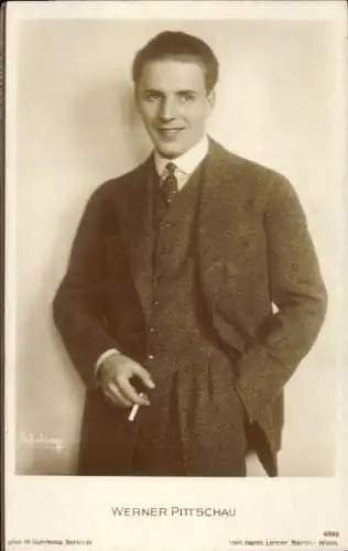 Ak Schauspieler Werner Pittschau, Portrait