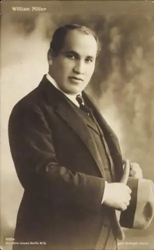 Ak Schauspieler William Miller, Portrait