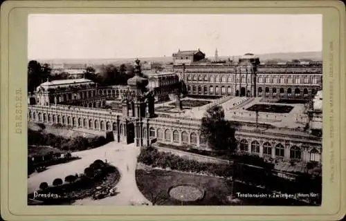 Kabinett Foto Dresden Altstadt, Königlicher Zwinger, 1890