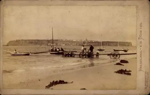 Kabinett Foto Nordseeinsel Helgoland, von der Düne aus gesehen