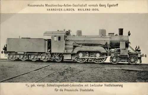Ak Deutsche Eisenbahn, Schnellzugverbund-Lokomotive, Hannoversche-Maschinenbau AG