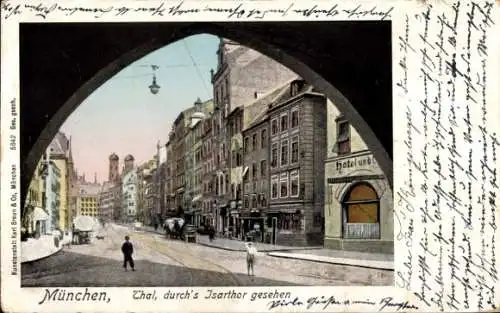 Ak München, Thal, Isartor