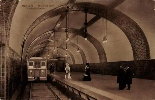 Ak Hamburg, Hauptbahnhof, Untergrundbahn