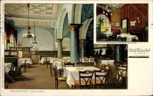 Ak Hamburg Altona, Hotel Kaiserhof