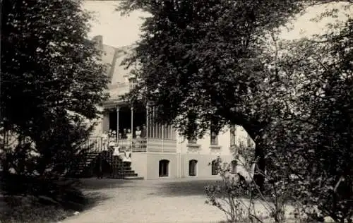 Ak Hamburg Altona Ottensen, Friedensallee Ecke Moortwiete, Schwiems Wohnhaus, 1914