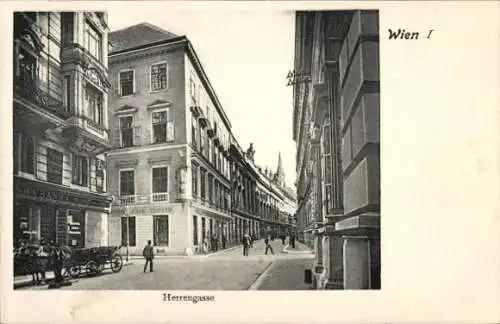 Ak Wien 1 Innere Stadt, Herrengasse