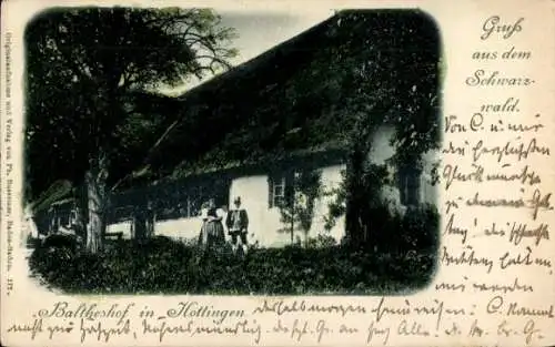 Ak Hottingen Rickenbach im Hotzenwald Schwarzwald, Baltheshof
