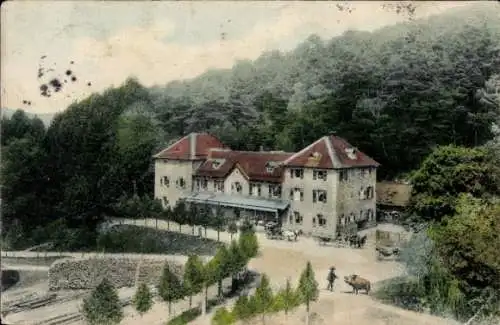 Ak Ernstthal Ernsttal Mudau im Odenwald Baden, Gasthaus Zum Prinzen Ernst (Post), Pension