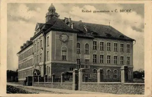 Ak Český Brod Böhmisch Brod Mittelböhmen, Realgymnasium