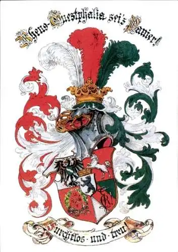 Studentika Ak Berlin, Corps Rheno Guestphalia, Wappen