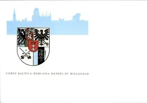 Studentika Ak Bielefeld, Corps Baltica Borussia Danzig, Wappen, Stapenhorststraße 148