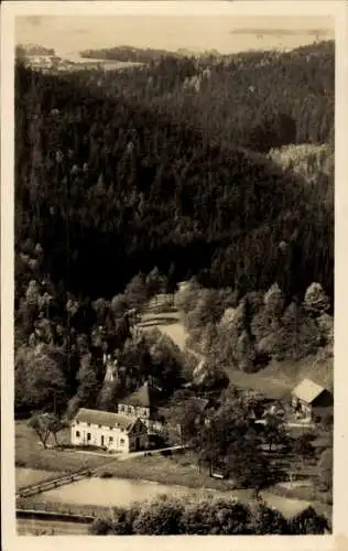 Ak Berga an der Elster Thüringen, Clodramühle, Ausflugslokal, Inh. Walter van Riesen