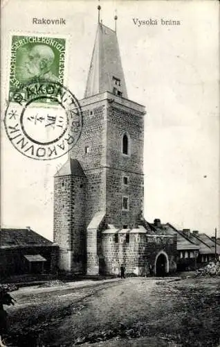 Ak Rakovnik Rakonitz Mittelböhmen, Vysoká brána