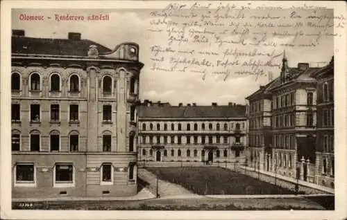 Ak Olomouc Olmütz Stadt, Renderovo náměstí