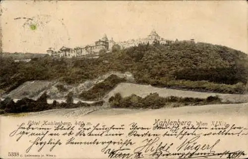 Ak Wien 19. Döbling Kahlenberg, Hotel Kahlenberg