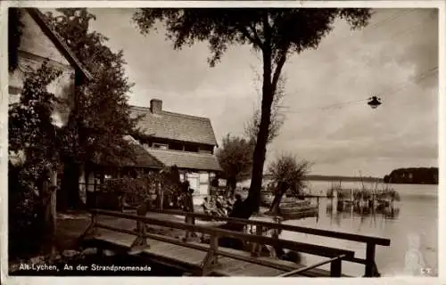 Ak Lychen in der Uckermark, An der Strandpromenade