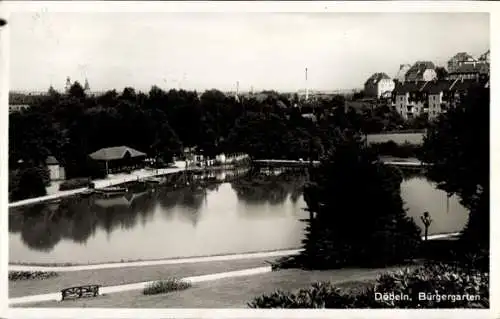 Ak Döbeln in Sachsen, Bürgergarten
