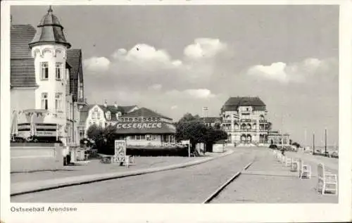 Ak Ostseebad Arendsee Kühlungsborn, Ostseebad  CESERACCE, Strandpromenade,  Gebäude