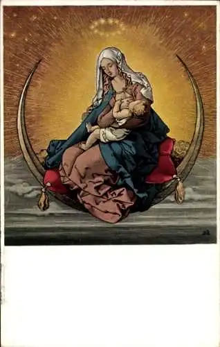 Künstler Ak Ritterbach, W., Madonna mit Kind