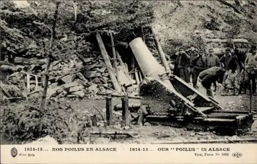 CPA Nos Poilus en Alsace, 1914-1915