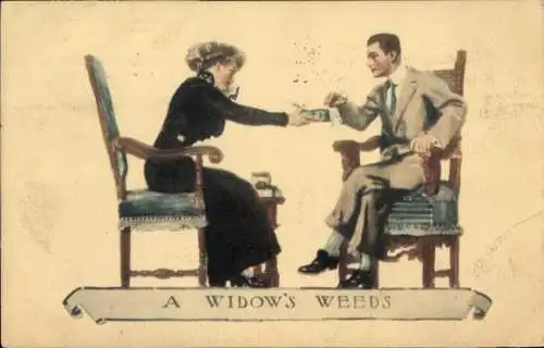 Ak Rauchen, A Widow's weeds
