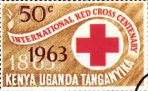 PC The International Red Cross Centenary Kenya Uganda, Tanganyika, 1863-1963