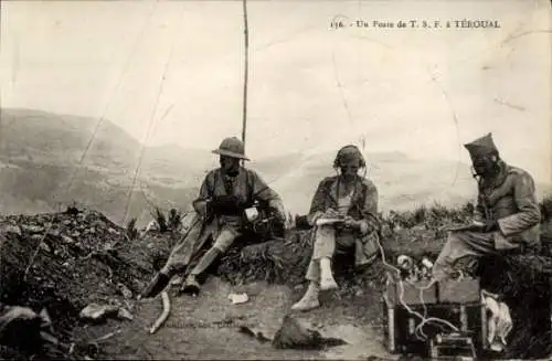 Ak Teroual Marokko, Un Poste de T. S. F