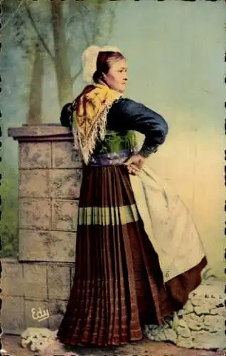 Ak Saint Michel de Maurienne Savoie, Images de chez nous la savoie pittoresque, Costume des Savoie