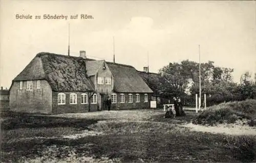 Ak Sønderby Insel Röm Dänemark, Schule