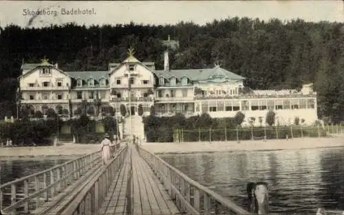 Ak Skodsborg Dänemark, Badehotel