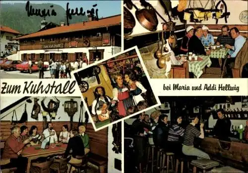 Ak Volksmusiksänger Maria Hellwig und Addi Hellwig, Autogramm