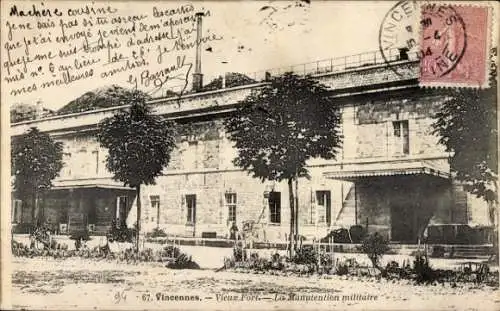 Ak Vincennes Val de Marne, Vieux Fort, la Manutention militaire