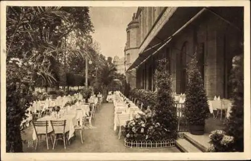 Ak Berlin Tiergarten, Weinhaus Rheingold, Potsdamer Platz, Terrasse